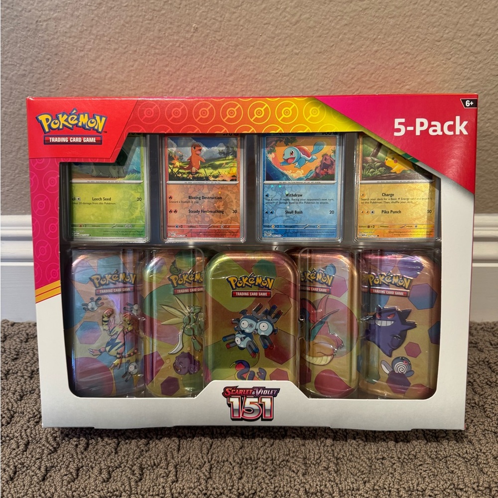 Scarlet & Violet 151 Pokémon Trading Card Game Mini Tin Set
